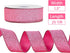 YAMA Glitter Wired Ribbon, Pink, 1-1/2 inch x 20 Yards, for Christmas, Gift Wrapping, Wreath, Crafts, Bow Making and Party Decoration by YAMA