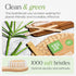 Biodegradable Bamboo Toothbrushes Bulk Soft Bristles (50 Pack) - Eco-Friendly, Compostable Natural Wooden Toothbrush