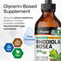 Organic Rhodiola Rosea Liquid Supplement - Vegan Adaptogenic Drops for Mood & Brain Support - Alcohol & Sugar Free, 4