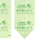 UNNI Compostable Liner Bags, 2.6 Gallon, 200 Count, Extra Thick 0.71 Mil, Small Kitchen Food Scrap Waste Bags