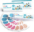 Itch Relief Patches, 54 Natural Bite Relief Stickers, Reduces Itch & Swell, Kid Friendly (3 Colors)