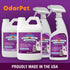 Stain and Odor Remover Spray, 16 oz Black Cherry Scented Pet Odor Eliminator for Carpet and Furniture