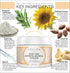 TOULON Kaolin Clay Mask for Face with White Kaolin Mineral Clay - Soft Healing Mask for Women or Men