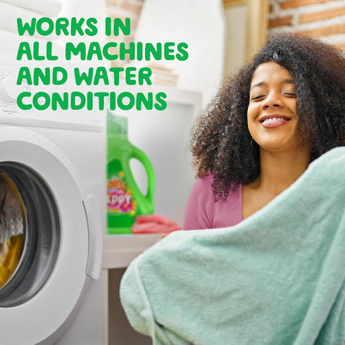Gain Liquid Laundry Detergent, Happy, HE Compatible, 113 fl oz, 78 Loads