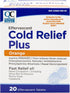 Quality Choice Cold Medicine, Effervescent Cold Relief Plus Orange, Pain Reliever & Fever Reducer, 20 Count Flavored