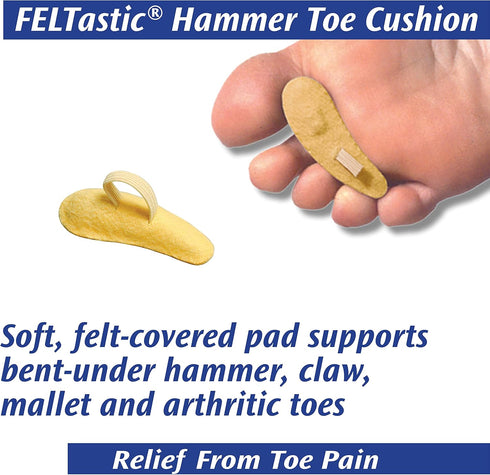 Pedifix Hammer Toe Cushion, Small, Left