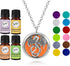 Wild Essentials Mother of Dragons Necklace Essential Oil Diffuser Kit, Calming Aromatherapy Gift Set, 12 Refill Pads,