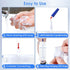 5 Pack 33.8oz/1000ml Leg Bag Urinary Drainage Bag with Cloth Straps, Catheter Leg Bags with Anti Reflux Valve for Men