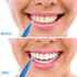 Patelai 50 Pieces Braces Brush, Interdental Brush Toothpick Dental Flossing Head for Oral Hygiene, Red, Blue