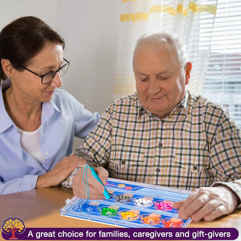 Savofuner Activities for Elderly with Dementia, Wooden Handhold Dementia Games for Seniors, Easy Magnetic Alzheimers