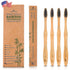 rebEarth Bamboo Aesthetic Toothbrush Wood Set of 4 | Ultra Soft Bristles