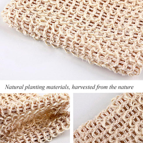 Soap Bag - 5 Packs Bar Soap Pouch, Sisal Soap Saver Bags for Exfoliating and Shower