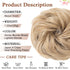 MORICA 1PCS Messy Hair Bun Scrunchies Extension, Curly Wavy Synthetic Chignon for Women (27/613#)