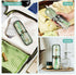 2PCS Travel Toothbrush Case, Portable Toothbrush Holder, Storage Container for Home, Bathroom, Trip, Green