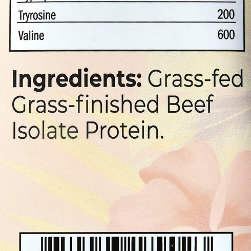 Santa Cruz Paleo Beef Isolate Protein Powder, Au Naturale, 20g Protein, Gluten Free, Keto, Sugar Free, 0.92 Lbs