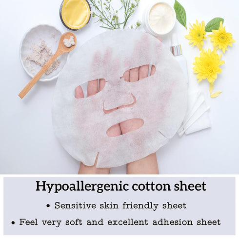 Vitamin C Collagen Firming Essence Face Mask, Premium Quality Sheet Mask for Skin Care (8 pack)