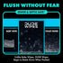 Packs 6 Packs 8 (48 Count) DUDE Wipes Mint Chill Pocket - Travel Wipes - of - On-The-Go Adult Flushable Wipes - Infused