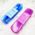 Portable Orthodontic Oral Care Kit for Braces, Dental Wax, Floss, Toothbrush Cleaning Kit, Purple