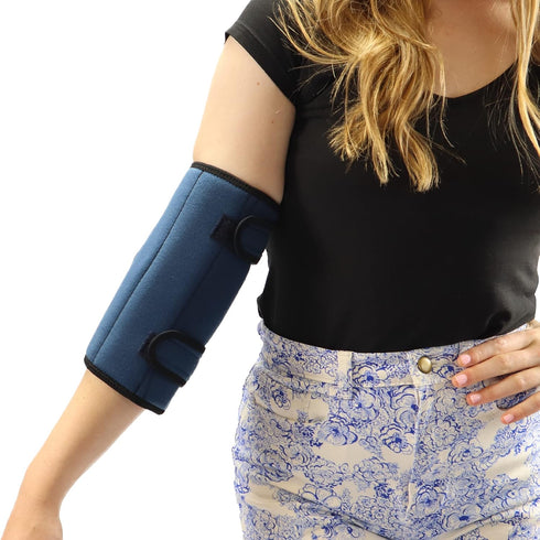 Premium Adult Elbow Immobilizer Support Brace/Splint - Cubital Tunnel Brace for Sleeping, Ulnar Nerve Brace, Tennis