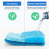 Non-Scratch Cellulose Scrub Sponges 12 Pack, Ergonomic Design for Dishes and Cookware