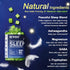 NEVISS Melatonin Free Sleep Aid Gummies - GABA, L-Tryptophan, Magnesium, Vegan, 2 Pack