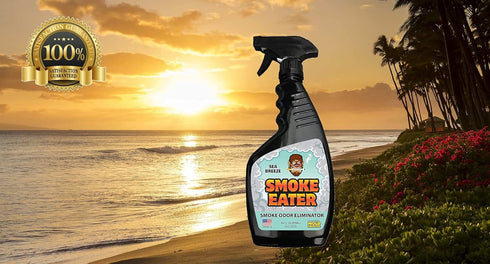 Smoke Eater - Breaks Down Smoke Odor at the Molecular Level, Eliminates Cigarette, Cigar, or Pot Smoke - Spray Bottle