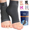 Bitly Plantar Fasciitis Socks for Women & Men - Compression Sleeve for Arch Support & Heel Pain Relief (Gray, Medium)