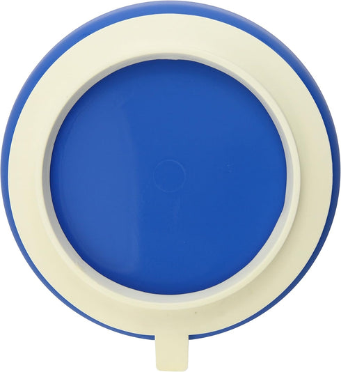 SP Ableware Scooper Plate, Blue, with Suction Cup Base