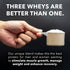 Whey Fantastic Chocolate 100% Natural Grass Fed Whey Protein Powder - Unique 3-Whey Blend of Whey Isolate, Concentrate