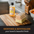 CLARK'S Organic Soap Cleaner for Butcher Block Cutting Board, Countertop, Utensils - Natural Orange & Lemon Extracts