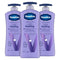 Vaseline Intensive Care Calm Healing Body Lotion 3 Count, 20.3 oz, Ultra-Hydrating Lipids & Lavender Extract for Dry