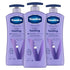 Vaseline Intensive Care Calm Healing Body Lotion 3 Count, 20.3 oz, Ultra-Hydrating Lipids & Lavender Extract for Dry