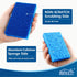 HOMEXCEL Kitchen Sponges, 12 Pcs, Non-Scratch Scrub Dish Sponges, Dual Sided Cleaning for Kitchen, Bathroom, Household