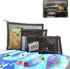Patu Zipper Mesh Bags, Pack of 4 (S/M/L & Long Pouch) for Beauty Makeup Cosmetic Accessories Organizer