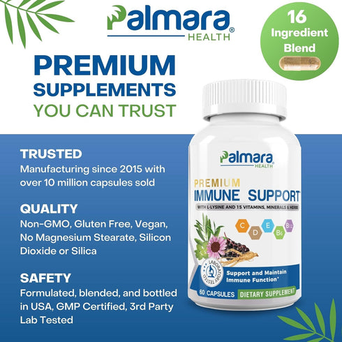 Premium Immune Support - 60 Capsules