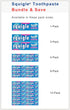 Squigle Enamel Saver Toothpaste, 36% Xylitol with Fluoride, SLS Free, 1 Pack