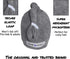 Turbie Twist 2-Pack Microfiber Hair Towel, Hair Wrap Turban for Straight, Wavy & Curly Hair - Grey & Blue