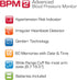 Microlife BPM2 Advanced Automatic Digital Blood Pressure Monitor, Wide-Range Cuff Fits Most Adult Arms