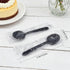 PSPIKXEG (100, Plastic Spoons Individually Wrapped, Heavy Duty Disposable Spoons Bulk - Ideal for Parties, Restaurants