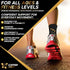 Ankle Brace for Women and Men, Adjustable Compression Brace for Sprained Ankle, Achilles Tendon Support, Medium