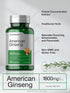Horbaach American Ginseng Capsules | 200 Count | 1800 mg | Non-GMO, Gluten Free Supplement