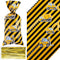 Gejoy 100 Pieces Construction Party Favor Bags, Truck Themed Candy Treat Gift Bags with Golden Twist Ties