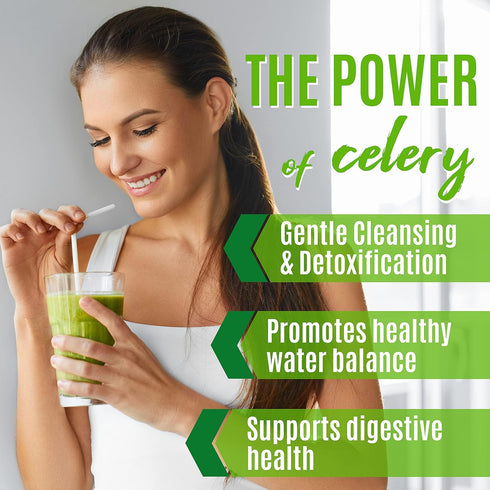 COUNTRY FARMS Super Celery Powder | 100% Celery Powder for Healthy Digestion & Detox, 40 Servings, 11.3 Oz