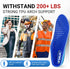 Heavy Duty Support Pain Relief Orthotics for 220+ lbs, Plantar Fasciitis High Arch Support Insoles for Men Women, Shock
