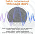White Noise Sound Machine Pillow Speaker for Sleeping Under Pillow Bluetooth Speaker Headphone-Free Sleep Speaker