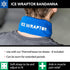 Ice Wraptor Bandana + 6 Inserts: Just Add Water & Freeze, Portable Ice Therapy for Pain Relief, Adjustable, Lightweight
