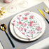 Table(Pink,100 Floral Napkins Disposable Flower Guest Hand Towels Decorative Paper Towels for Bathroom Wedding Birthday