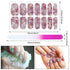 Maitys 168 Pcs Full Wrap Nail Stickers Polish Strips, Glitter Self Adhesive DIY Gel Nail Strips with Fingernail Files
