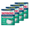 Sea-Bond Secure Denture Adhesive Seals, Fresh Mint Uppers, Zinc-Free, All-Day-Hold, 30 Count Pack of 4
