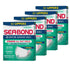 Sea-Bond Secure Denture Adhesive Seals, Fresh Mint Uppers, Zinc-Free, All-Day-Hold, 30 Count Pack of 4